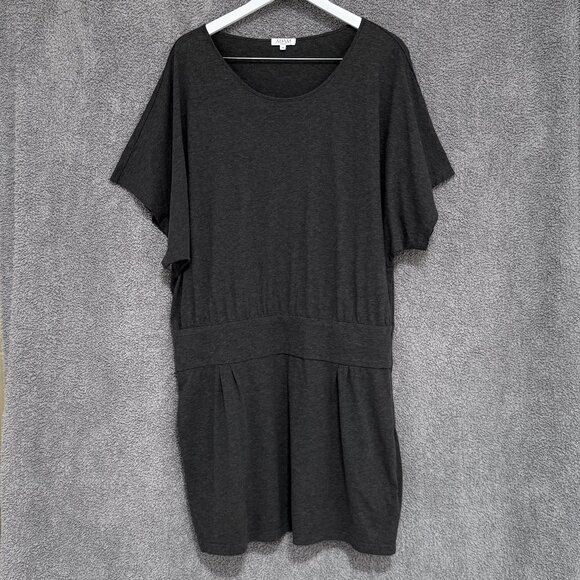 Adam Lippes dolman sleeve Peruvian Pima cotton jersey drop-waist dress - Picture 3 of 7